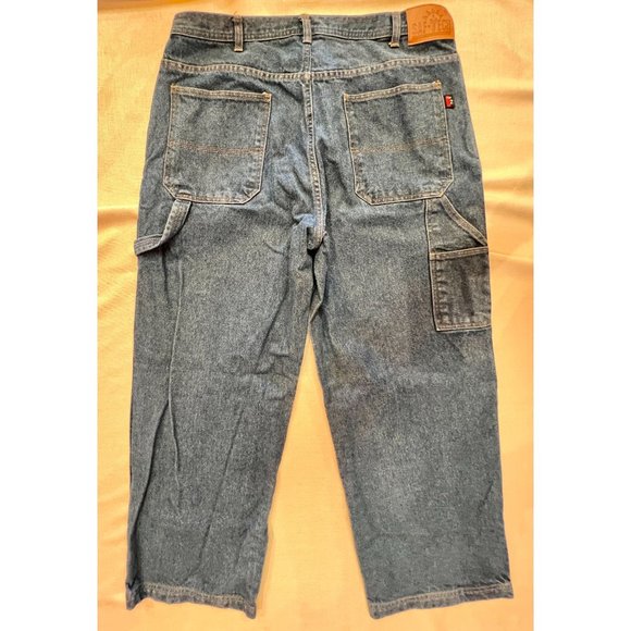 Saf-Tech Flame Resistant Carpenter Jeans HRC2 Blue Straight Leg Cotton 36x30 EUC - Picture 4 of 16
